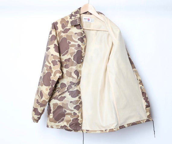 men's vintage CAMO faded HUNTING cruiser bomber f… - image 5