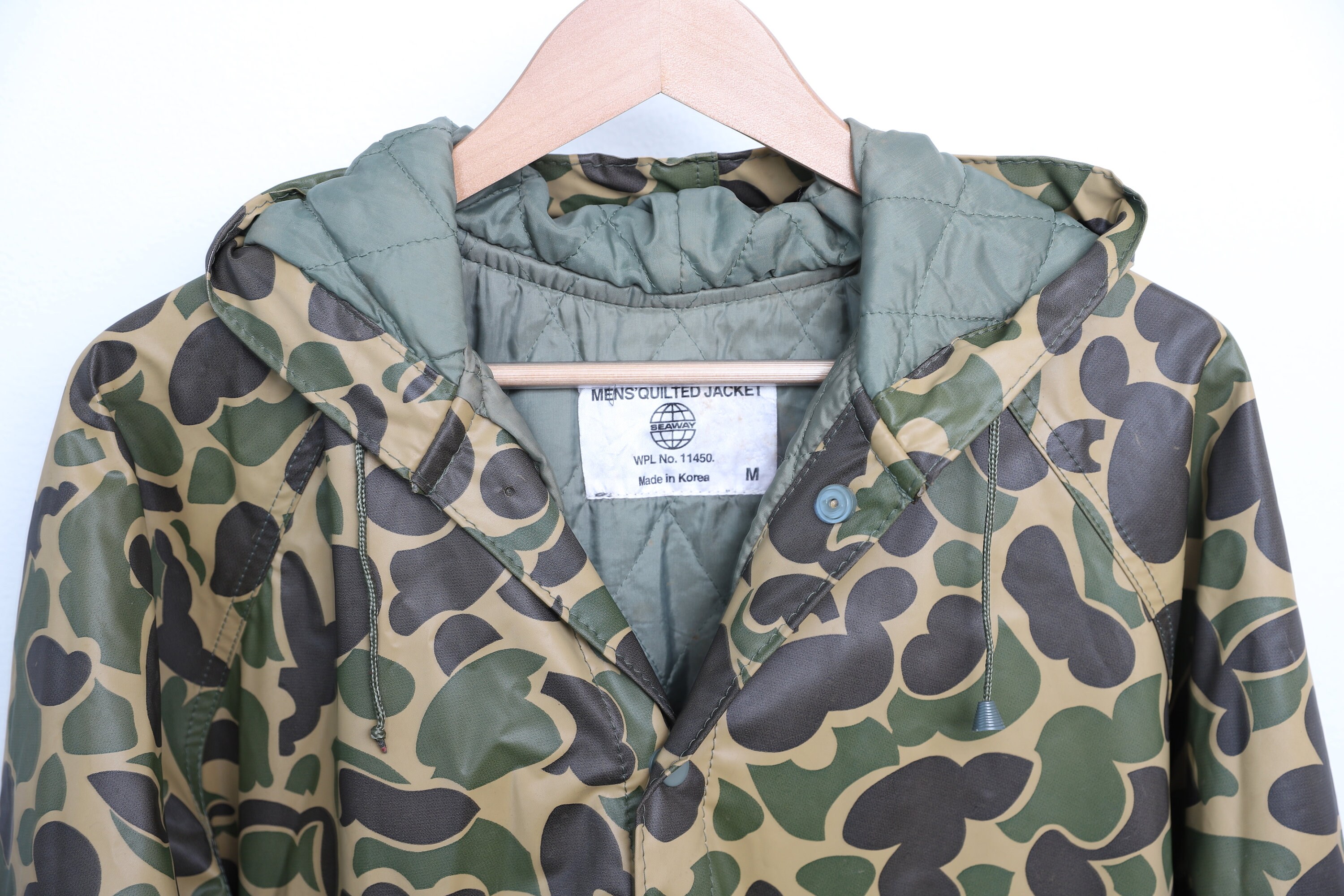 ジャケット・アウター y2k fur camouflage parker Vintage Y2k Outsider CAMOUFLAGE Green & Brown Men's Camo