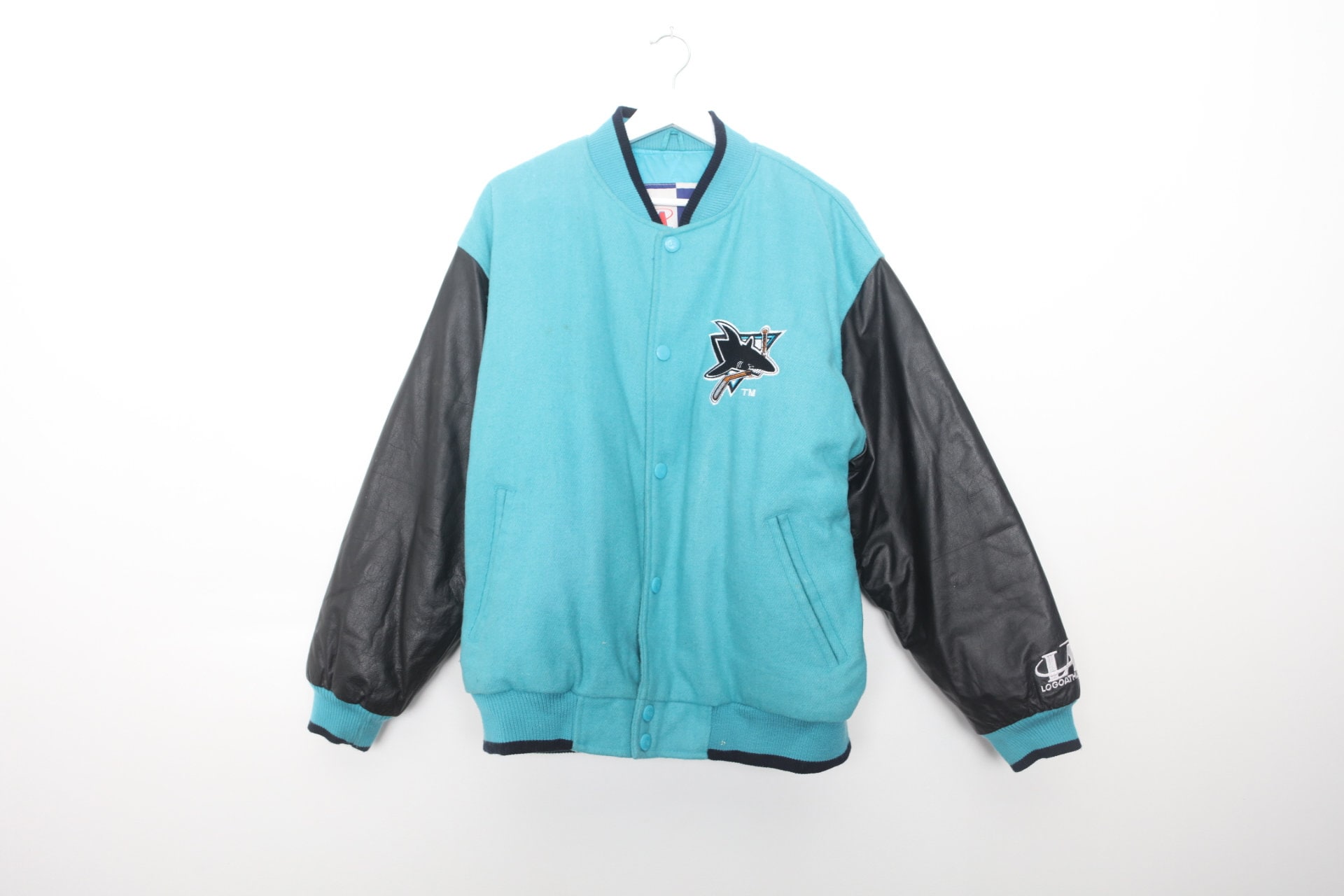 Men's San Jose Sharks Starter Power Hitter Full Zip Jacket