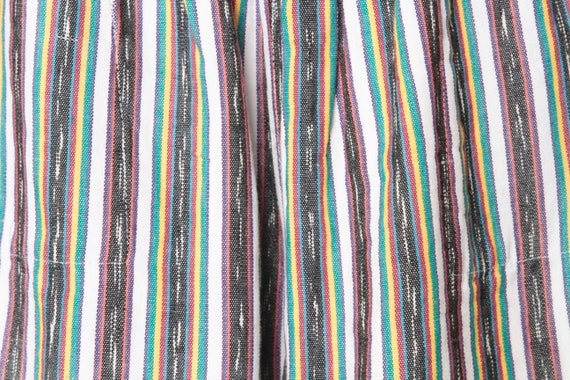 size small vintage GREEN and BLACK ikat southwest vintage 1990s cotton shorts