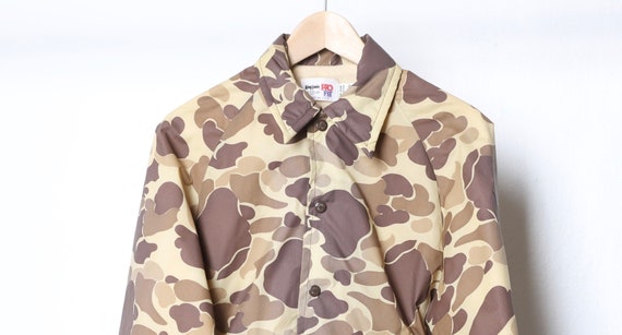 men's vintage CAMO faded HUNTING cruiser bomber f… - image 2