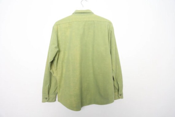 vintage CHARTREUSE green/yellow 1990s grunge FLAN… - image 4