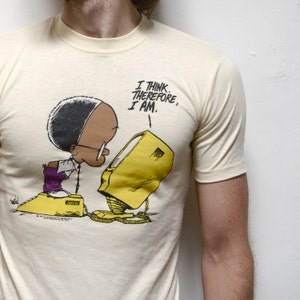 Vintage 80s DEADSTOCK Oliver Wendell Jones BLOOM COUNTY T-shirt 