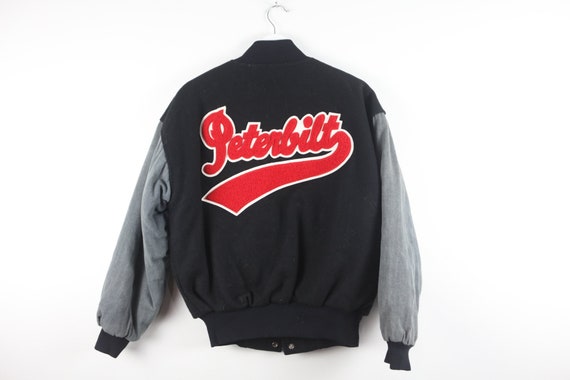 Forest/Black Contemporary Fit Varsity Jacket