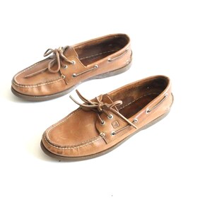 80年代TopSider レザーモカシン　アメリカ製　ビンテージ　スペリーソル 1980s Vintage Sperry Shoes - Etsy