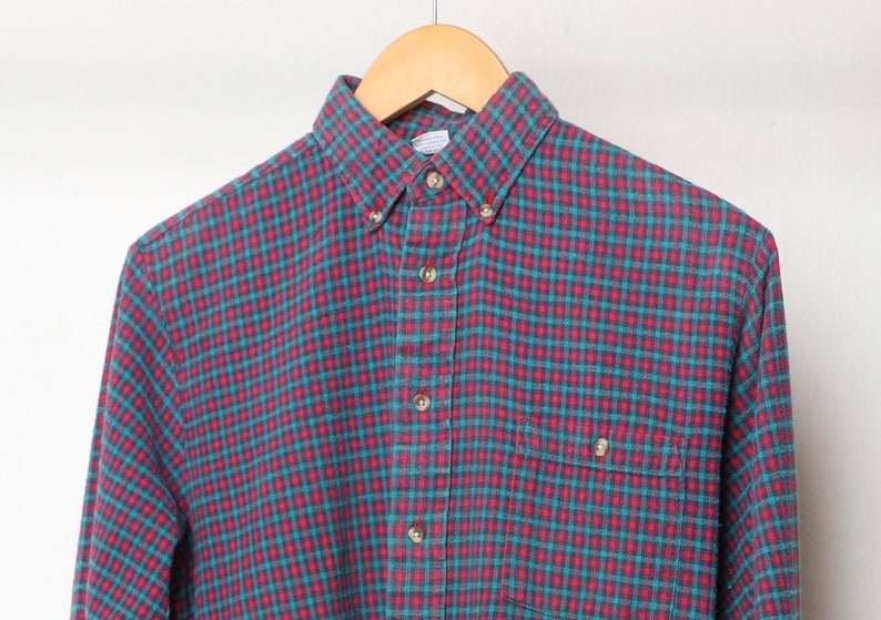 Vintage FLANNEL nirvana kurt COBAIN 90s soft plaid flannel Etsy