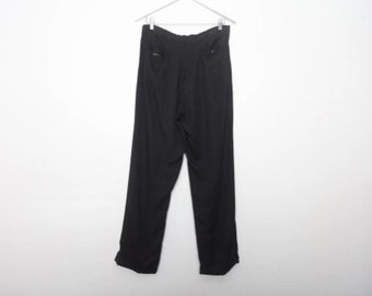 【60s〜】 vintage wide slacks usa black 60s〜】 vintage wide slacks usa black Vintage Mid-century