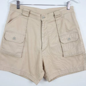 vintage BEIGE camp shorts vintage men&#39;s 1970s 80s peak value CAMP short shorts