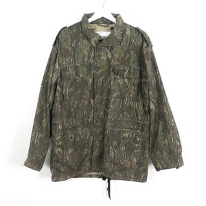 80’s trebark camouflage shirt jacket カモ Vintage TreBark Camo Hunting Field Jacket Shirt Camouflage
