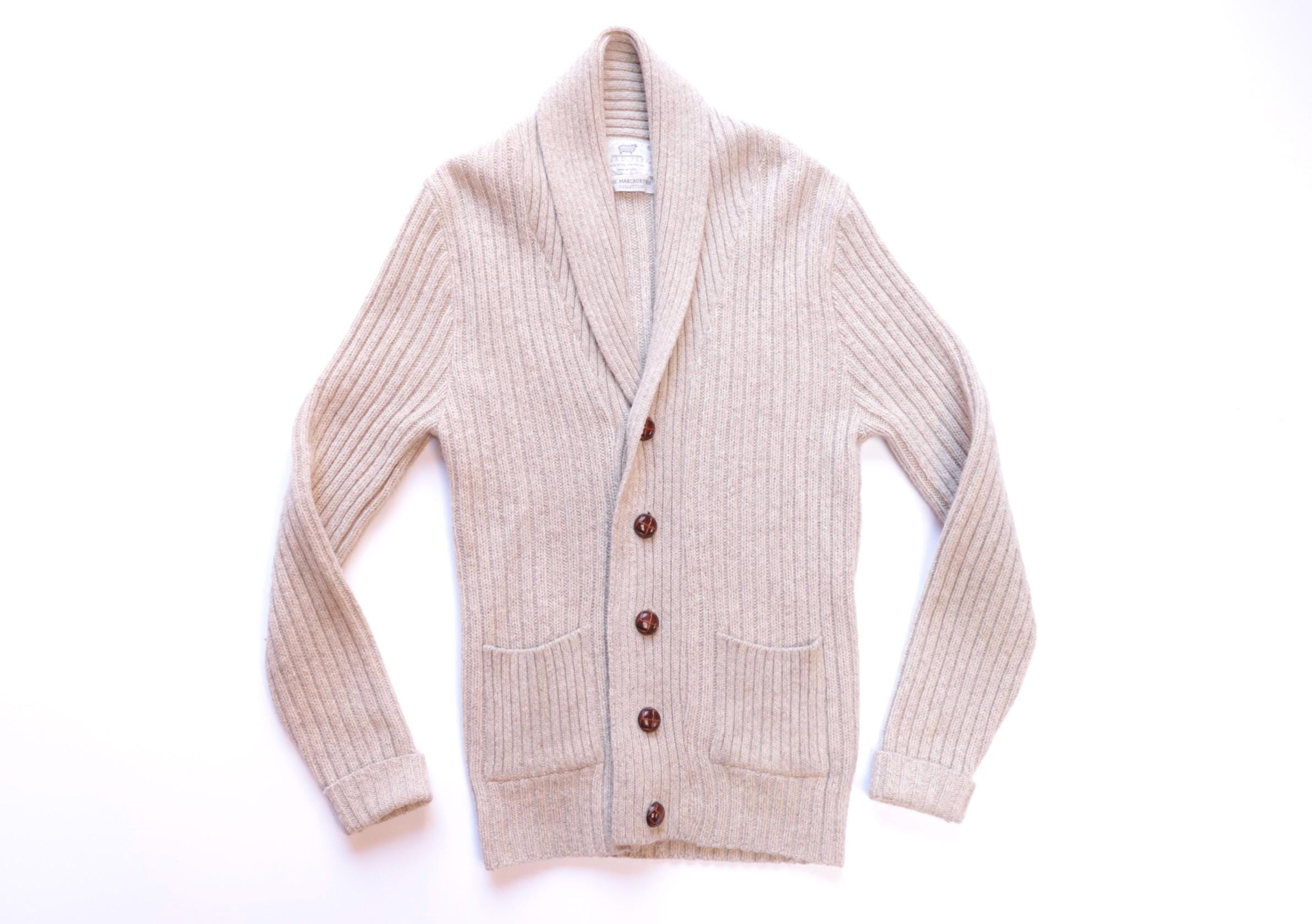 Vintage 1960s Grunge Kurt Cobain OVERSIZE Tan Camel Slouchy 