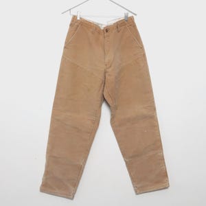 vintage 1990s BAGGY carhartt stylw DOUBLE knee DENIM brown jeans men's pants size 36x30