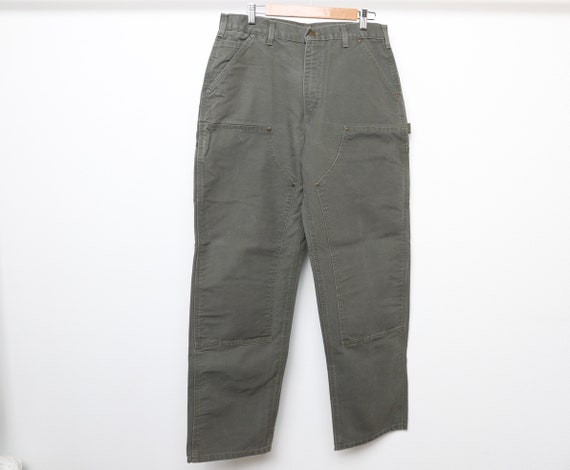 Vintage CARHARTT Denim Jeans Green Jean 