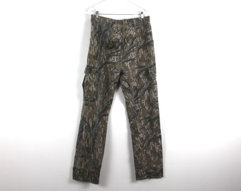 Vintage 90s Y2k CAMO Real Tree Jean CAMOUFLAGE Distressed Carhartt 