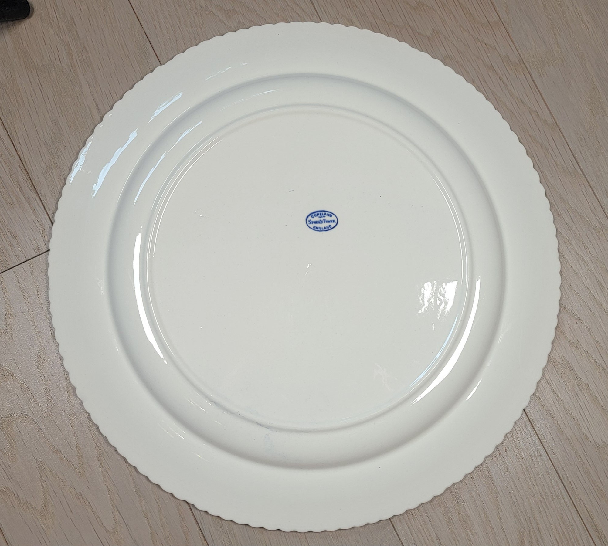 Vintage Spode Tower Chop Plate: 15-inch Copeland Earthenware Platter - Etsy