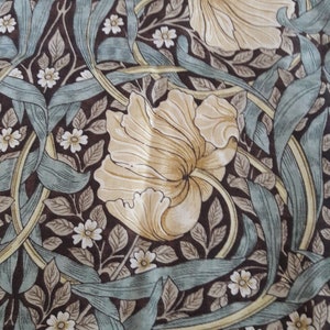 PIMPERNEL by WILLIAM MORRIS Union Bullrush Slate Designer Pillow Cover
