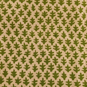 BURMESE &#39;Green&#39; SISTER PARISH Design Green on White Linen Cotton Pillow Cover