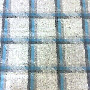 BLUE GRAY Camira Landscape Balance Wool Modern Plaid TARTAN Pillow Cover