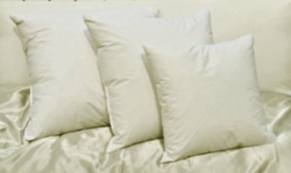 Decorator Feather Down Pillow Forms All Sizes Etsy