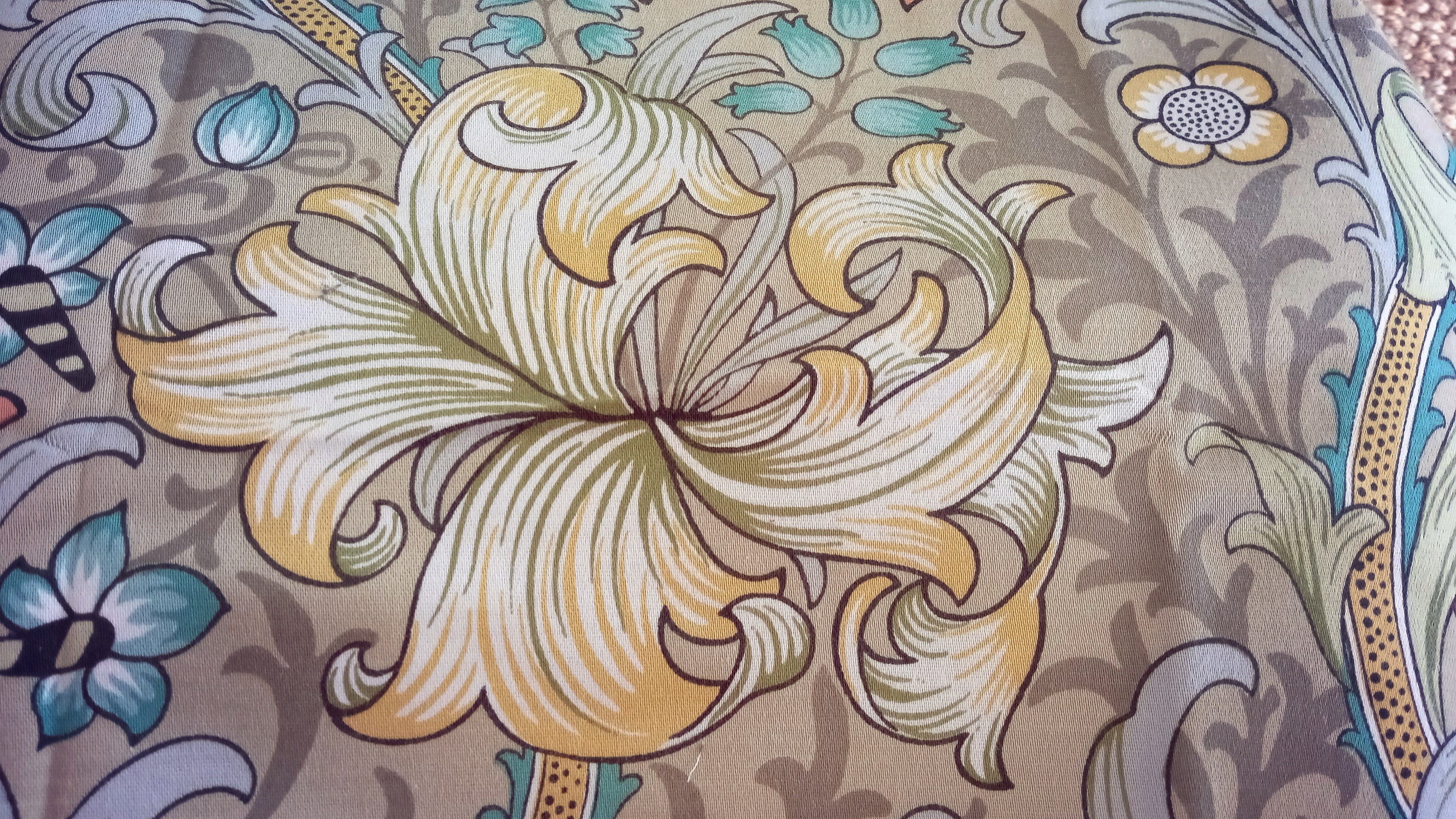 Golden Lily by William Morris & Co Cotton Pillow Cover