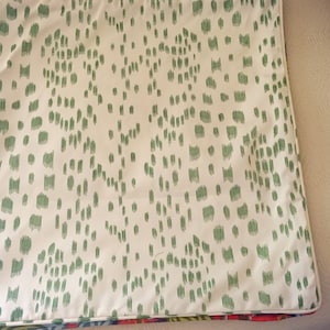 Les Touches Green by Brunschwig et Fils Pillow Cover