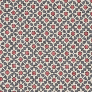 Schumacher SERENDIPITY SLATE and ROUGE Linen Pillow Cover