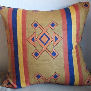 Vintage &#39;Chuska&#39; Linen Southwest &#39;Los Indios&#39; Collection Payne and Co Pillow Cover