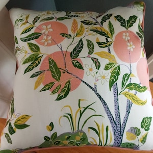Schumacher Citrus Garden &#39;Garden&#39; Indoor Outdoor Pillow Cover All Sizes