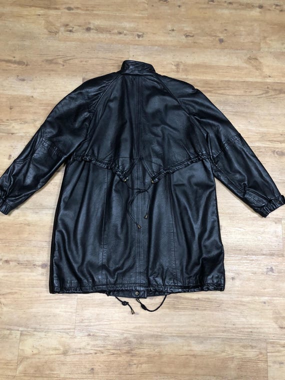 Vintage Leather Jacket Leather Bomber Jacket Suede Retro Size L-XL