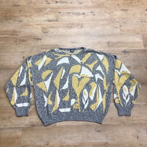 Monte Carlo Vintage Strickpullover Strick Stricker Retro Gr.52/M-L 80s 90s Sweater Sweatshirt Jacke Hoddie Pullover Oversized Heavy Wolle