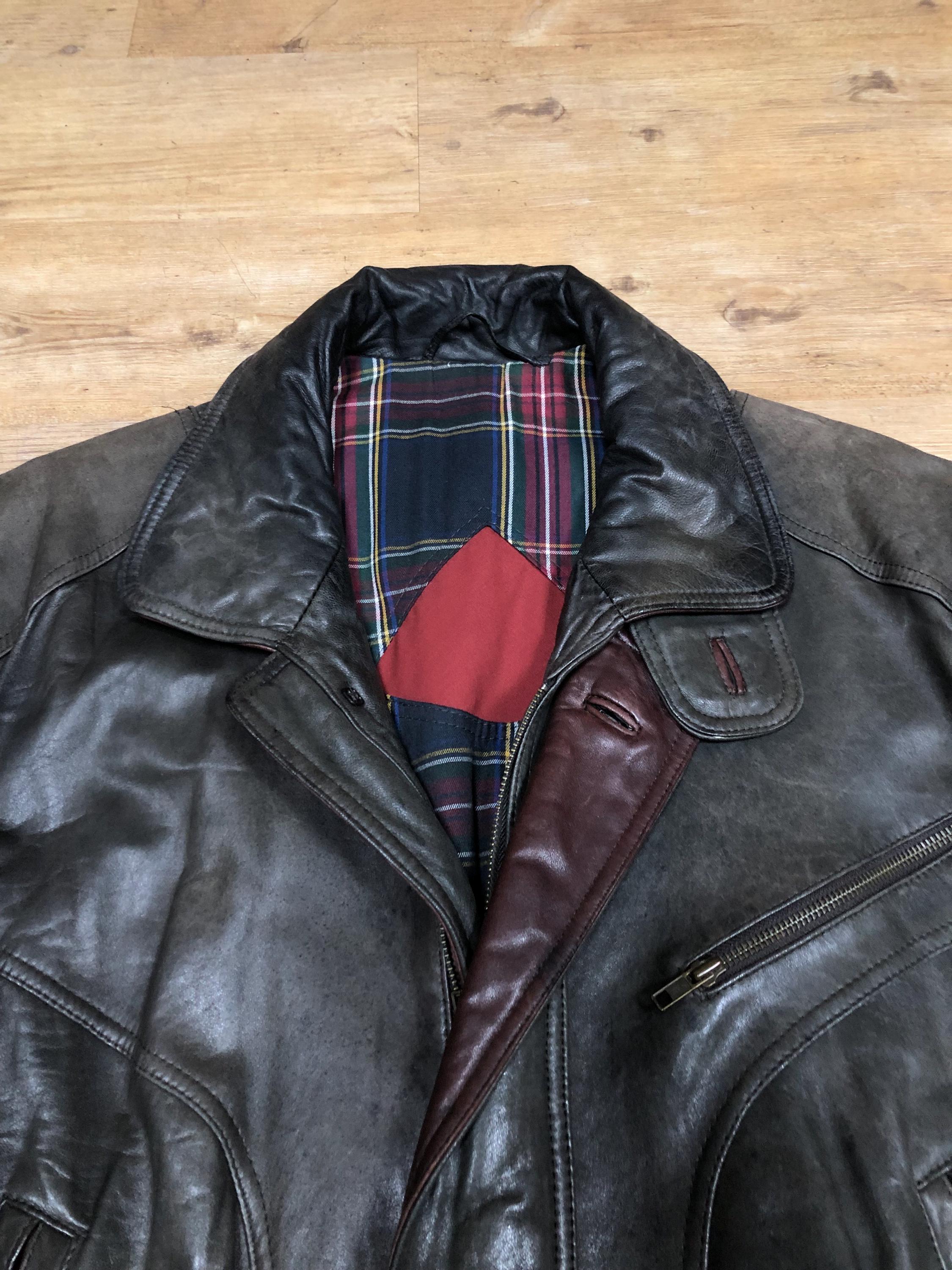 ジャケット・アウター 80s A-2 Y2K real leather bomber jacket VTG Y2K Fashion Elements Airforce Leather Bomber Jacket