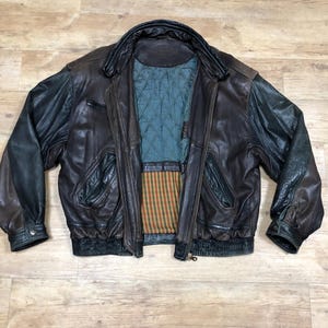 ジャケット・アウター 80s A-2 Y2K real leather bomber jacket Vintage Leather Jacket Leather Bomber Jacket Suede Retro