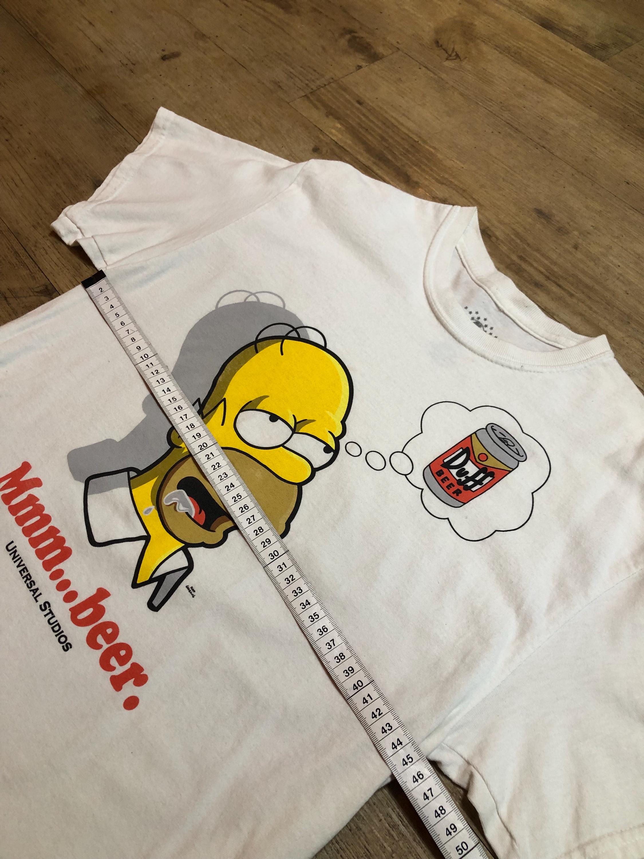 Homer Simpson the Simpsons T-shirt Construction Shirt Tee Vintage 