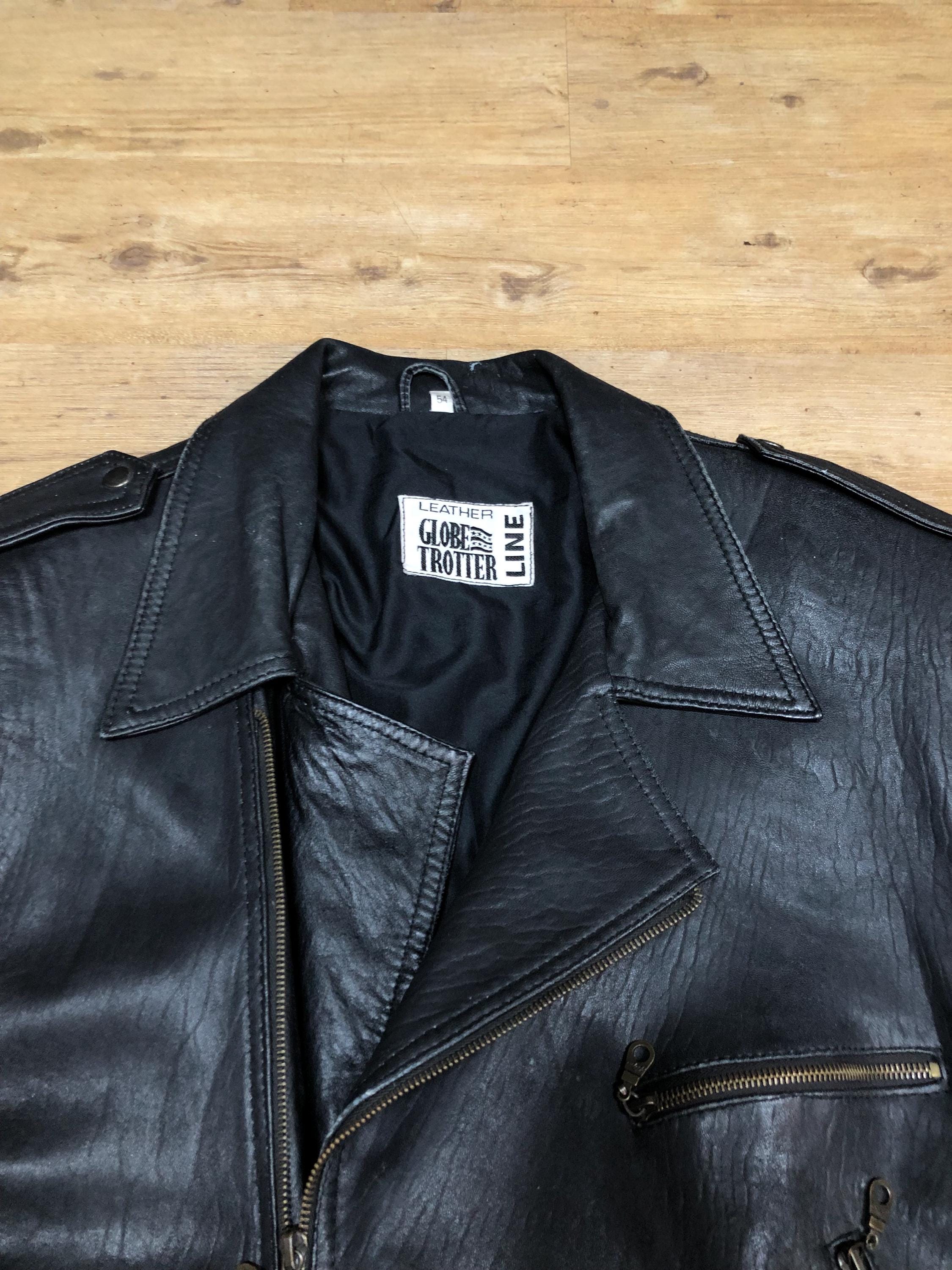 ジャケット・アウター 70~80s short real leather tracker jacket s-l1600.jpg