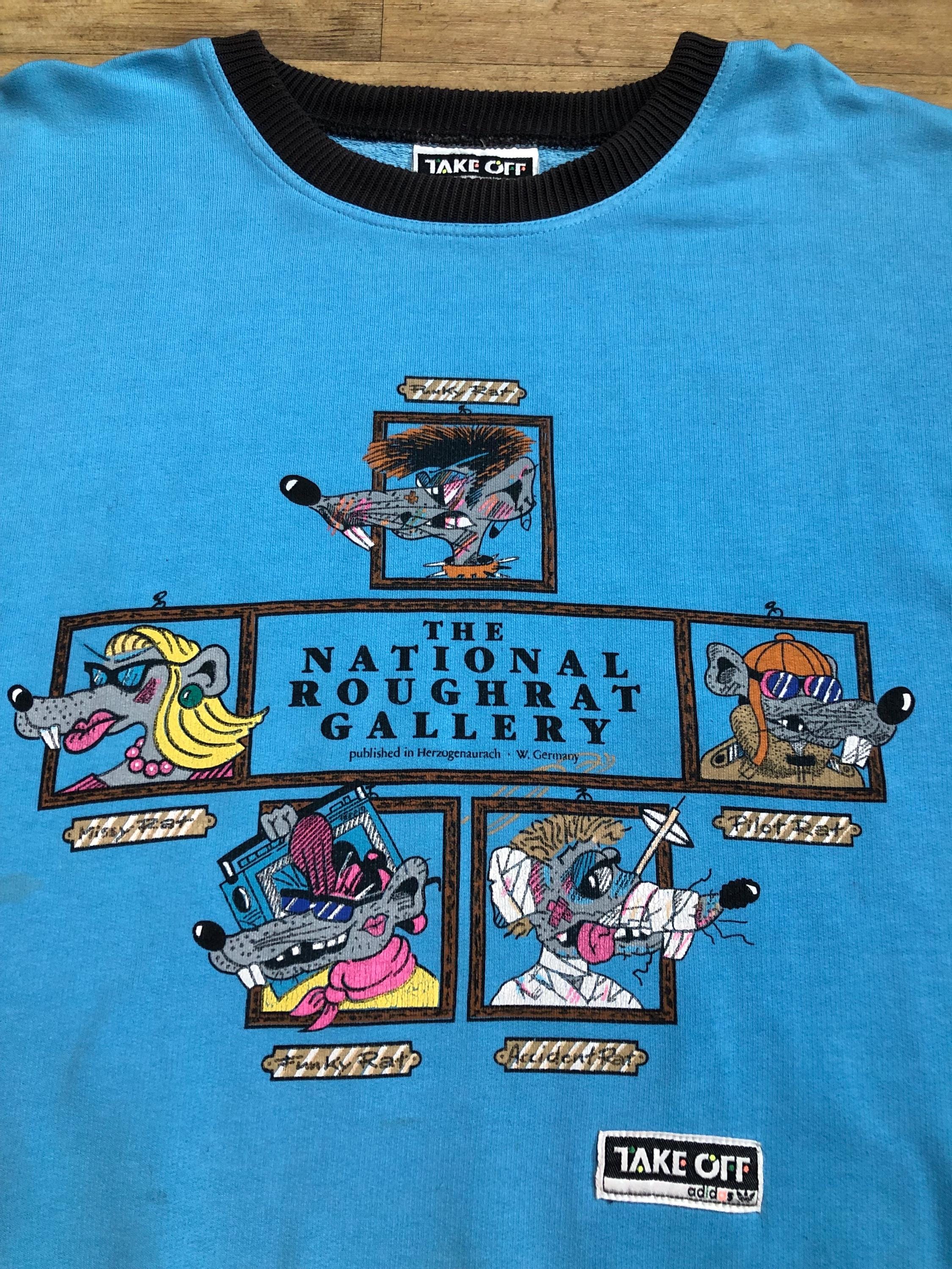 Adidas Take off the National Roughrat Gallery No Rats Vintage