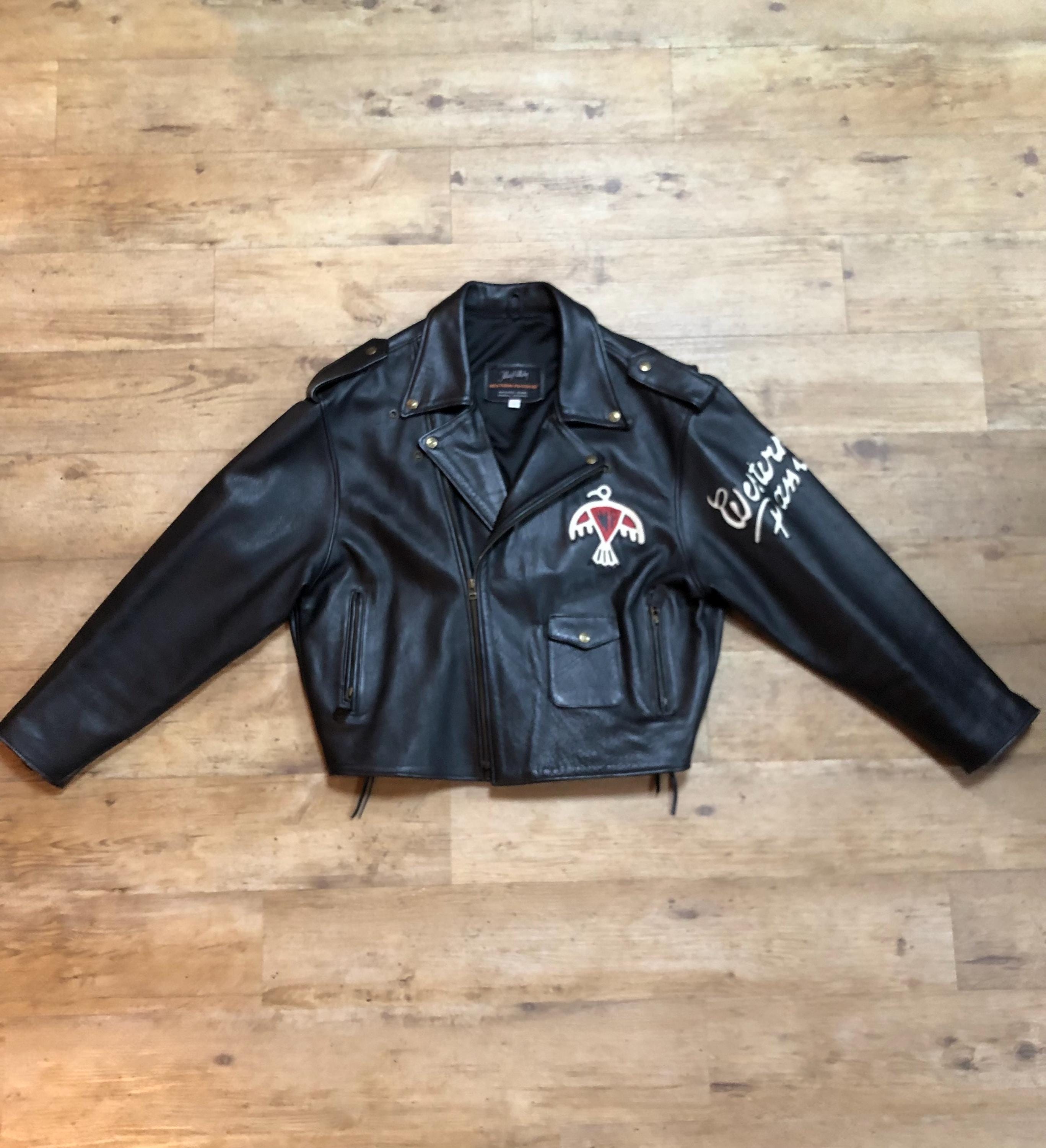 Johnny Hallyday Jeff Hamilton Vintage Leather Jacket Leather