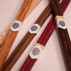 Handmade Wooden Chopsticks – Reusable Gift for Sushi Lovers, Foodies, and Eco-Friendly Dining