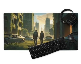 The Last Survivors Schreibtischmatte, umnähte Kanten, rutschfeste Gummiunterseite, 4 mm, Gaming Mauspad