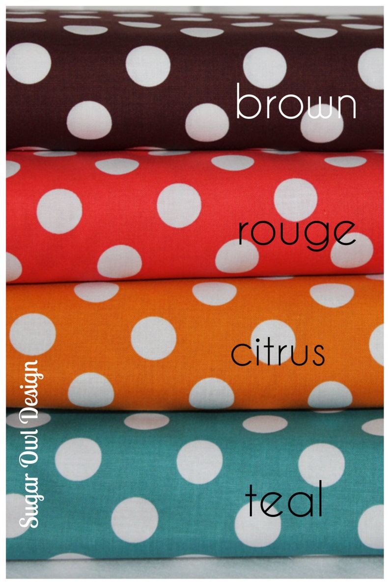 Polka Dot Party Polka Dot Fabric Bunting Choose Your Own Colors