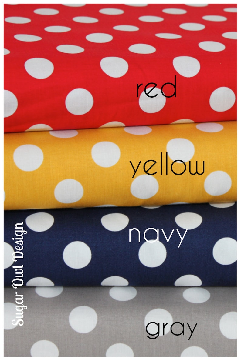Polka Dot Party Polka Dot Fabric Bunting Choose Your Own Colors