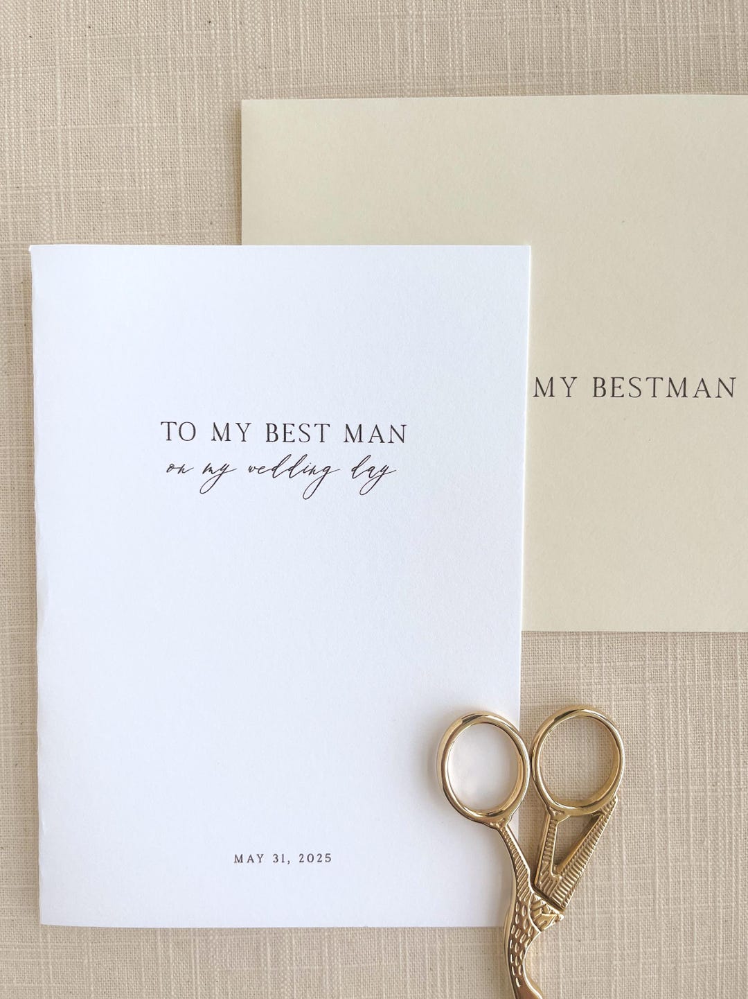 Best Man Lette R To My Best Man on My Wedding Day | Best Man Letter | Customizable ...