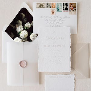Envelope Liner | Envelope Liners Flowers | A7 Envelope Liner | Envelope Liner Template | Envelope Liner Stationery | Template | Minimalistic