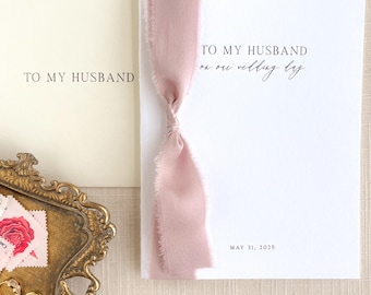 To My Husband On Our Wedding Day | To My Husband Card | Personalized Wedding Card | Husband Wedding Day Card | Wedding Card | Gifts for Him