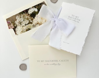 Wedding Gift for My Daughter, Gift for Daughter Wedding Day, To My Daughter on Her Wedding Day, Daughter Wedding Gift, Bride Gift From Mom