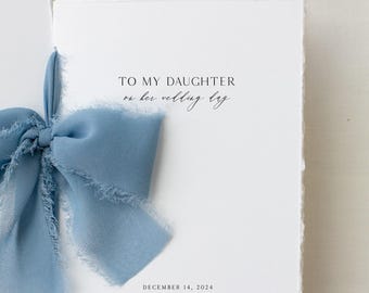 Wedding Gift for Daughter, Gift for Daughter on Wedding Day, To My Daughter on Her Wedding Day, Daughter Wedding Gift, Bride Gift From Mom