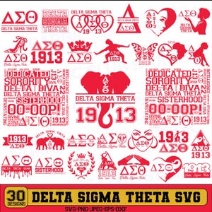 Delta Omega Theta svg, 1913 Handzeichen schnitten, Delta-Sigma-Theta-Signatur, DST 1913 svg, AEO Clipart, Instant Download Cricut, Silhouette