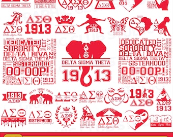 Delta Sigma Theta svg,1913 hand sign cut Files, Delta Sigma Theta sign, DST 1913 svg,AEO Clipart,Instant Download cricut, silhouette