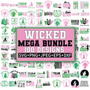 Wicked Movie SVG: Witchy Halloween Cricut & Silhouette Design (Digital Files)