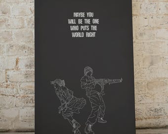 One Battle After Another Movie Quote Print: Minimalist Home Decor (Digital Download)