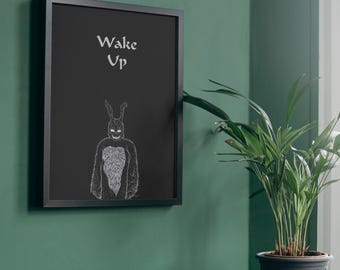 Donnie Darko Movie Quote Art Print: Minimalist Movie Poster Home Decor (Digital Download)