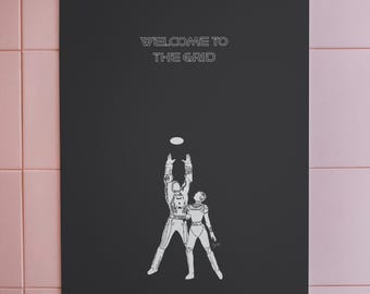 Tron Movie Quote Print: Minimalist Movie Poster Home Decor (Digital Download)